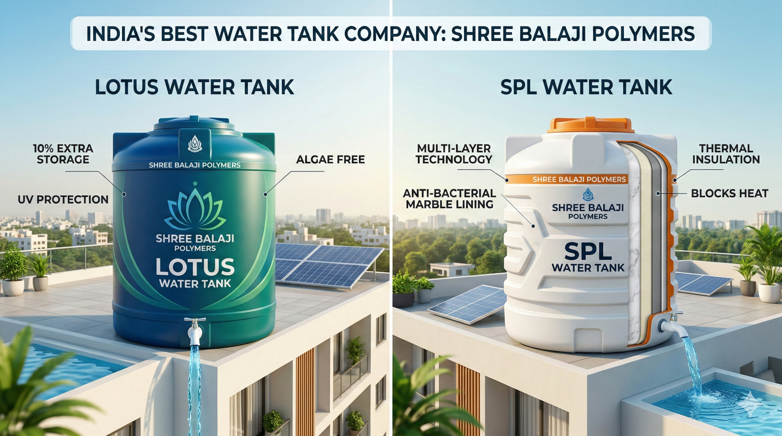 Why Shree Balaji Polymers is India’s Best Water Tank Company
